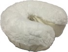 Luxurious Soft Polyester Fleece Face Cover For Massage Tables - White