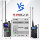 Ham Two Way Radio Ar-5rm 10w Long Range Uv-5r Noaa Weather Dtmf 999ch Type C Usb