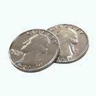 1 Pc Double Sided Quarter Dollar  heads  Magic Tricks Double Face Coin Magic Acc