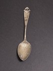 Antique Sterling Silver Sheboygan Wi Souvenir Spoon Native American Scene-20 99g