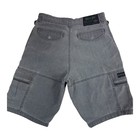 Vtg Bugle Boy Cargo Shorts Boys 16 Gray Y2k Skate Grunge Gorpcore Baggy Hip Hop