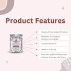 Polishing Cloths For Fine Metals Cleans And Polishes Stainless Steel 0 53 Oz 15g