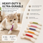 Cotton Swabs Cat Toys  6 Pack Cat Qtip Toy With Catnip Giant Kitten Chew Sticks
