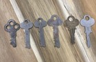 Vintage Yale   Towne Mfg Co Clover Head Key Lot Antique Locksmith Original Keys