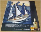 1970 Seagram s V o  Canadian Whisky Print Ad Vintage Advertisement Very Smooth