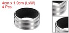 4ps Wine Bottle Collars Stainless Steel Wine Drip Rings With Velvet Felt