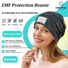 Emf Protection Beanies Cap unisex Faraday Hat microwave Radiation Blocking Stret