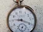  Vintage  Swiss Solid Silvar Pocket Watch 