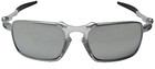 Oakley Badman Oo6020-05 Silver Chrome Lens Titanium Frame 60mm Mens Sunglasses