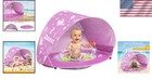 Uv-blocking Baby Beach Tent With Play Pool - Portable Pink Pop-up Sun Shelter