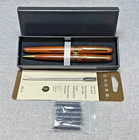 Unbranded Wooden Ballpoint   Fountain Pen Iridium F-nib   Fp Ink   Cross Refill