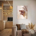Framed Jesus Canvas Wall Art  Christian The Hand Of God Wall Decor Painting     
