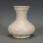 6 1  China Song Ding Kiln White Glaze Porcelain Big Belly Vase