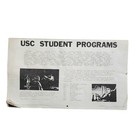 Vintage 1982 Space Calendar Poster Usc Student Sci Fi Wall Art Levis Ad