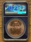 2026 Niue  1 Czech Lion - Hologram Ngc Ms70  999 Cu Bert Fire Label Trader Bea    
