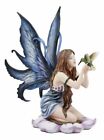Purple Lavender Flower Fairy With Hummingbird Figurine 14 h Fairy Garden Statue