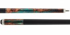 Action Act160 Billiards Pool Stick Cue Honey W  Teal Metallic Design 2 Piece