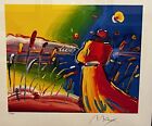 Walking In Reeds - 2015  Large Peter Max Original Serigraph  Signed  Coa   Appr