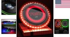 Rechargeable Led Frisbee - Waterproof   Auto Light-up For Outdoor Adventure
