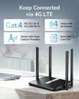 Ac1200 Dual Band Unlocked 4g Lte Modem Router Sim Slot 1200mbps Mesh Wifi Lt500