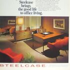 Steelcase Vintage 1968 Office Furniture Print Advert Mid Century Modern Mod