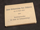 Ww2 Wwii Third Reich Nazi German Cover Letter Birthday Invite  1944