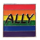 Gay Pride Enamel Lapel Pins Badges Rainbow Leather Bear Flag Lgbt Ally Wholesale