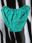 Gorgeous Green Vintage Lace Hipster Panties Stretch Size Small New With Tags