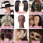 Bald Female Mannequin Head 10 2 Inch Dark Brown 20 Circumference - Wig Making