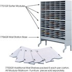 Safco E-z Sort 7753 Additional Mail Tray Gray 7753gr