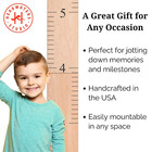 Growth Chart For Wall - Height Chart For Kids  Wooden Height Chart  Kids Height 