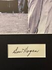 Ben Hogan Signed Autograph Photo Swinging Matte For Frame Jsa Certification