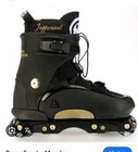 Remz Frankie Morales Aggressive Inline Skate Gold Backslide Plates 2006 Og Parts