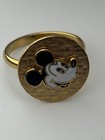 Vintage - Pie Eyed Mickey Mouse - New Old Stock Ring - Adjustable Size
