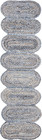 Safavieh Cape Cod Collection 2 3  X 8  Blue   Natural Cap208l Handmade Braided J