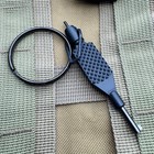 Black Law Enforcement Security Police Handcuff Key W  Swivel Key Ring