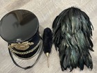 Usma West Point Cadet Army Military Tar Bucket Hat Pom Plume Parade Uniform