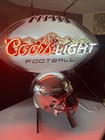 Pick Up Only  Rare Coors Light Football Beer Neon Bar Sign Full Size 3d Helmet