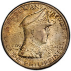 Philippines 1 Peso 1947  Macarthur  Pcgs Ms 63 Ch Unc Fantastic Deep Tone  R7