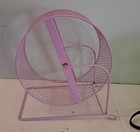 Lot Large Hamster Rat Small Pet Exercise Wheel Metal 8  Mesh Rodent Leash Ball