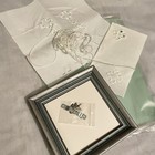 Nordic Needle Hardanger Beginnings Angel Design Kit Partially Done With Charm