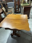 1850s Antique Empire Hall Table Game Card Flame Mahogany Louis Classical