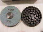 Pgx 100 Grit 3  Lot Of 10 Polishing Magnetic Pad Powergrind Xl Dry Phenolic