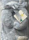 Nwt Lullaby Light Blue Baby Blanket  30x40 Inches    Neck Pillow Set Sherpa Back