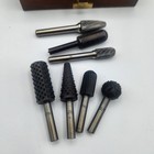 Japan Rotary Burr Rasp Set 7pc Mixed Wood Carving Metal Bits With Box