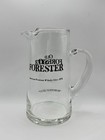 Vintage Old Forester Glass Bar Pitcher 7 Brown Forman Bourbon Whisky Mixer