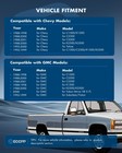 Towing Mirrors For 1988-1998 Silverado Sierra Power Adjusted Led Chrome
