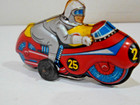 Racing Motorcycle-  Friction-  Works -tin--made In Japan-