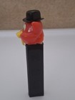 Vintage 1973 No Feet Pez Red Yellow Cat W  Black Hat   Black Stem Hong Kong 3 9