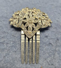 Estate  Art Deco Style Bridal Hair Crystal Side Comb Hair Clip